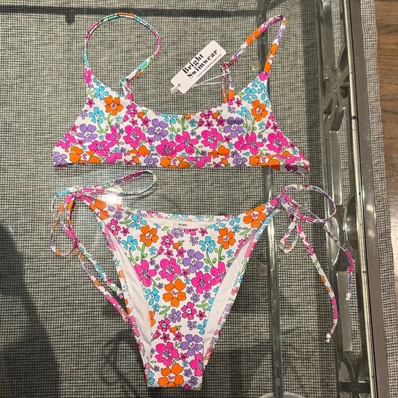 Bright Swimwear citrus floral bikini - Picture 3 of 9